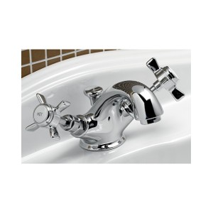 Coventry Robinetterie pour Lavabo Monotrou avec tirette - Chrome DEVON&DEVON - 1