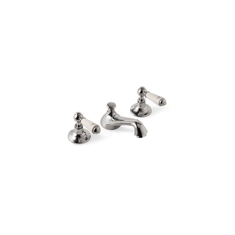 Dandy Robinetterie pour Lavabo 3 trous avec tirette - Chrome DEVON&DEVON - 1