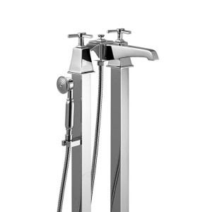 Time Bath and Shower Mixer   with Free Standing Legs Handset and Hose - Chrome DEVON&DEVON - 1