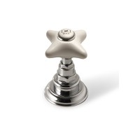 White Rose Absperrhahn einzelner neutral - Chrom DEVON&DEVON - 1