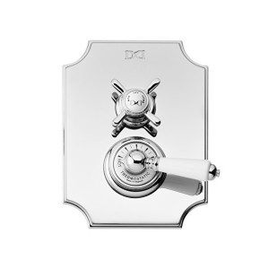 Shower Mixers Recessed Thermostatic Mixer with Inset Diverter with two way - Chrome DEVON&DEVON - 1