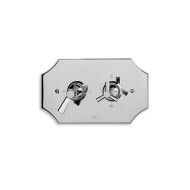 Shower Mixers Recessed Thermostatic Mixer  with two way diverter for Time Vip Time   - Chrome DEVON&DEVON - 1