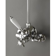 Shower Mixers Groupe Douche Mitiguer Thermostatique Externe - Chrome DEVON&DEVON - 1