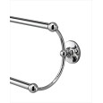 Cavendish Asta porta asciugamani doppio L55,5xH17xD14,2 con finitura Cromo DEVON&DEVON - 1