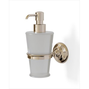 Chelsea Dispencer porta sapone L7,4xH16,8xD12,6 con finitura Oro Chiaro DEVON&DEVON - 1