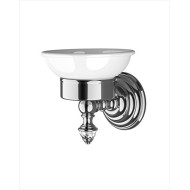 Diamond Porte Savon L11,5xH11xD13 avec Finitions Nickel Poli DEVON&DEVON - 1