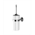 Diamond Toilet Brush Holder L11,5xH40,5xD17,3 with Finish Polished Nickel DEVON&DEVON - 1