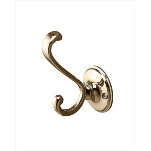 Old Navy Appendiabito doppio L5,9xH11,7xD8,2 con finitura Oro Chiaro DEVON&DEVON - 1