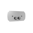 Accessories For Sanitaryware Placca di comando per cassetta L33xH17xD3 con finitura Cromo