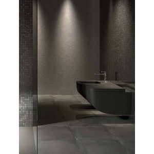 NEXT Sospendu Bidet 1 trou NOIR MATT 360x560 Hatria
