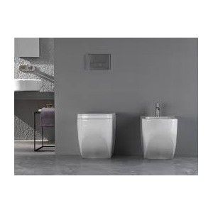 NEXT WC OU SOL  sans trous latéraux NOIR MATT  PURE FIX rimless 360x560 Hatria 