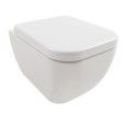 BIANCA SOS RIMLESS Wall-hung rimless wc 34,5x52 WHITE Hatria 
