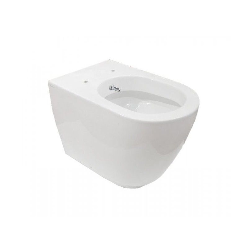 FUSION RIMLESS   mounted WC  with integrated bidet 355x540  HATRIA