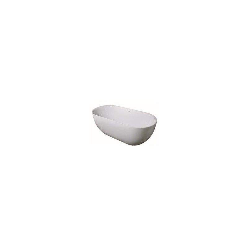 BAIGNOIRE AUTOPORTANTE BLANCHE 170X78X60 HATRIA