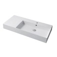 COUNTERBASIN SLIM 100 ONE HOLE RIGHT  Disegno Ceramica