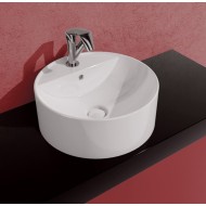 LAVABO À PLAN 42 TWIN SET SLIM BLANC MONO TROU- Ceramica Flaminia