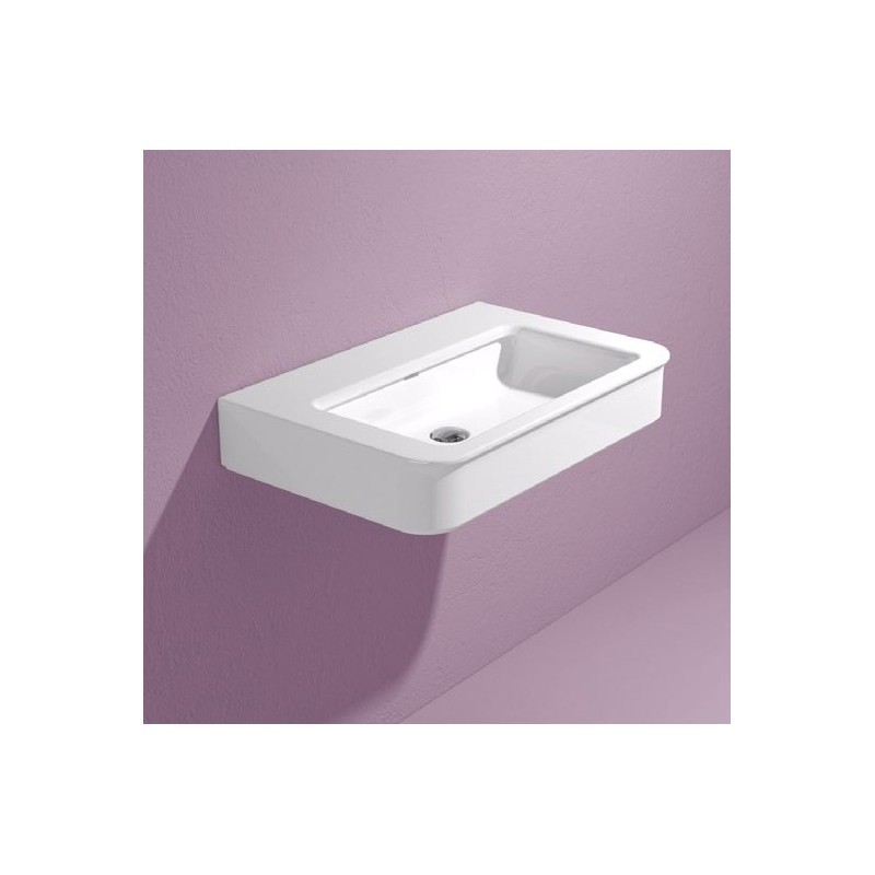 WASHBASIN MADRE 75 COUNTERTOP WALL HUNG OR ON PEDESTAL WHITE   - Ceramica Flaminia 