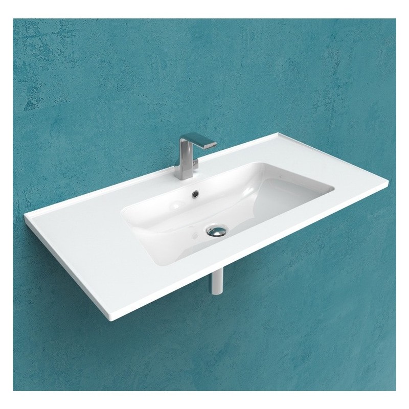 BLOOM CONSOLLE 105 WALL-HUNG WHITE  - Ceramica Flaminia BM105LFAN