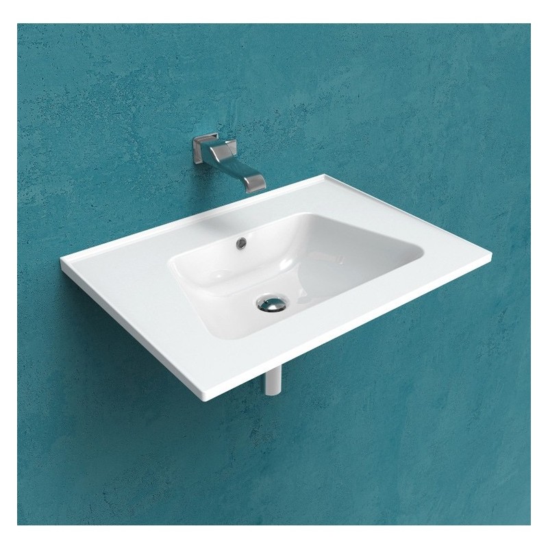 BLOOM CONSOLLE 70 SUSPENDU BLANC   - Ceramica Flaminia BM105LFAN