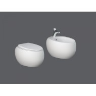 Wall-hung bidet single hole hidden fixings included CLOUD  Rak Ceramics