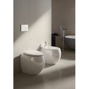 Wall-hung WC RIMLESS hidden fixings included CLOUD  WHITE MATT  Rak Ceramics