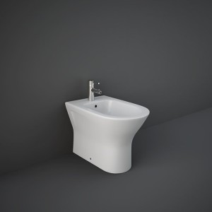 Bidet am Boden mit einem Loch in Matt Weiß 52x36x40 cm  FEELING Rak Ceramics