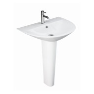 Ovales Wandwaschbecken Sensation  MORWB5001AWHA Weiss Alpino Rak Ceramics
