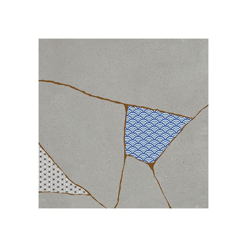 KINTSUGI JAPAN-HIBI FOG 60,4X60,4 - Ceramica Fioranese KTJ603R FIORANESE CERAMICHE - 1