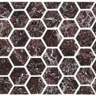 MARMOREA INTENSA ROSSO Levigato Mosaico EXA - Ceramica Fioranese M54MS1L FIORANESE CERAMICHE - 1