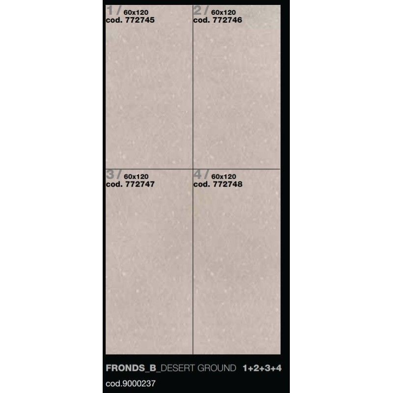 EARTHTECH/ DECORS COMFORT   FRONDS B1  6MM 60X120  REKTIFIZIERT  AUF ANFRAGE  - Floor Gres 772749 FLORIM ARCHITECTURAL DESIGN - 