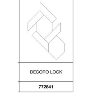 MATCH UP DECORO LOCK 10MM 38x38 ON DEMAND  - Cerim 772841 FLORIM CONTEMPORARY DESIGN - 1