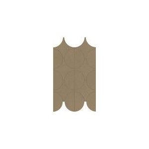CEMENTUM OLIVE MOSAIK CERCHI  23,8X41,4 cm - MARAZZI M9Y5 MARAZZI  - 1