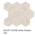BOOST STONE White Mosaique Hex 25,28,5    - Atlas Concorde A67I CERAMICHE ATLAS CONCORDE - 1