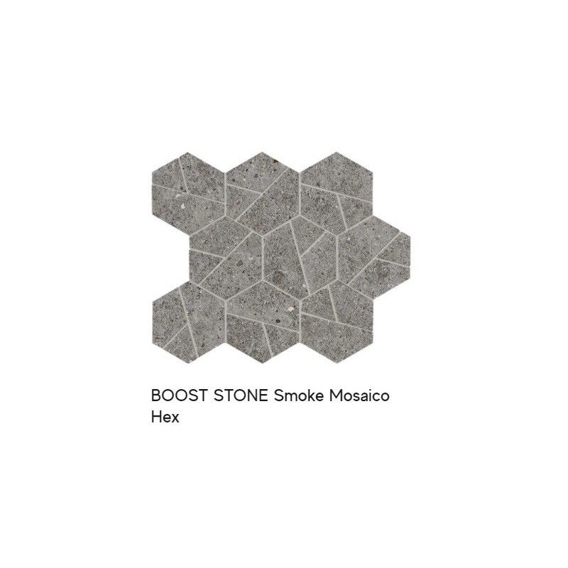 BOOST STONE Smoke Mosaico Hex 25,28,5 - Atlas Concorde A7C0 CERAMICHE ATLAS CONCORDE - 1