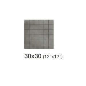 FERROCEMENTO ANTRACITE LAPPATO MOSAICO 30X30 - Saime Ceramiche  7693545 SAIME CERAMICHE - 1