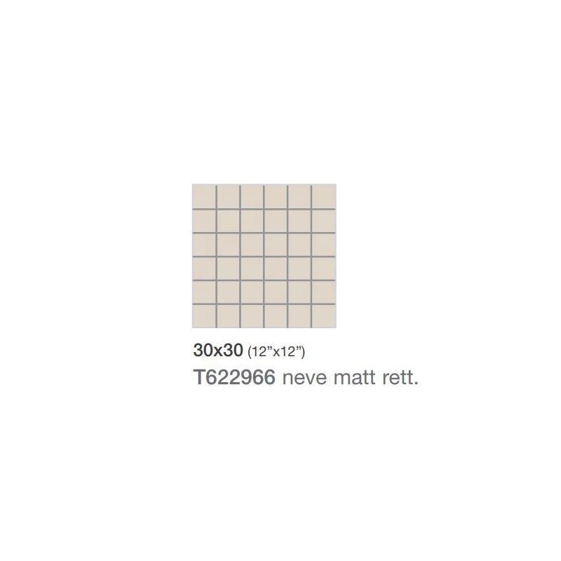 I COLORI+ NEVE MOSAICO   30X30 - Saime Ceramiche  T622966 SAIME CERAMICHE - 1
