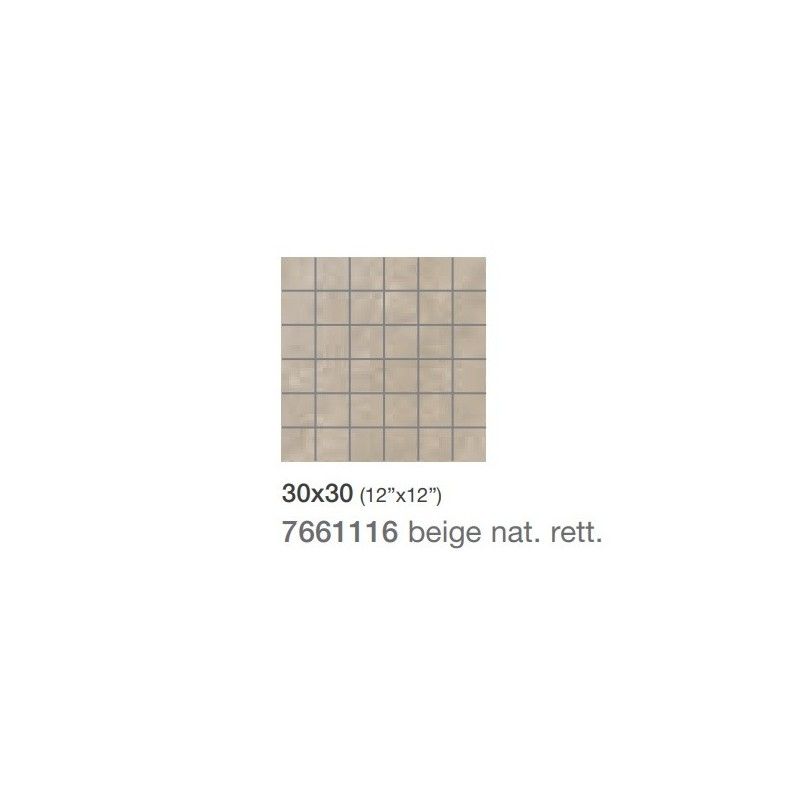 TITANO BEIGE NAT MOSAIC 30X30 - Saime Ceramiche  7661116 SAIME CERAMICHE - 1