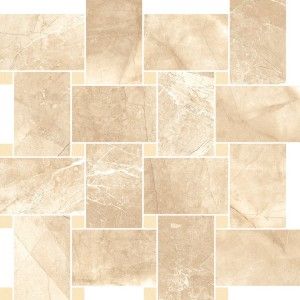Pulpis Contrasti Beige Levigato  con Tozz.Oro Mosaico 30x30 - Cerdomus 73732 CERDOMUS - 1