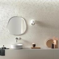 3D Wall Carve Leaf White 40x80 - Atlas Concorde A578