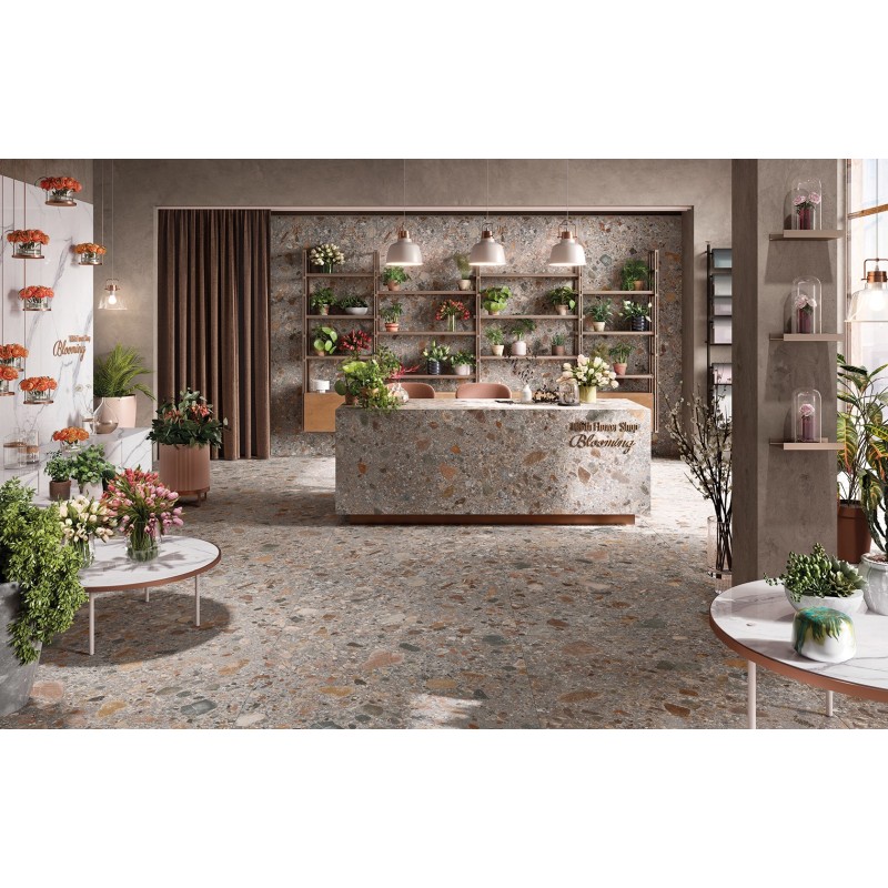 NORR RR 09 GRIGIO SCURO MULTICOLOR 120x120 9mm  - MIRAGE  AYJ7 MIRAGE - 1