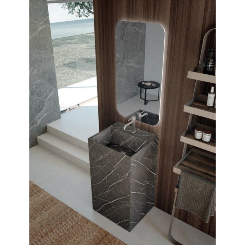 Lavabo Monolite Lime 0 50cm Pulpis scuro - AZZURRA  Arredobagno AZZURRA GROUP - 1