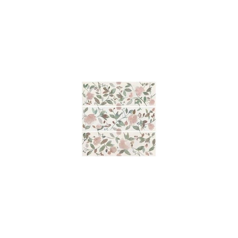 3D NOW 25X76cm BIANCO DECORATION WATEFLOWER - Ragno R9NA RAGNO  - 1