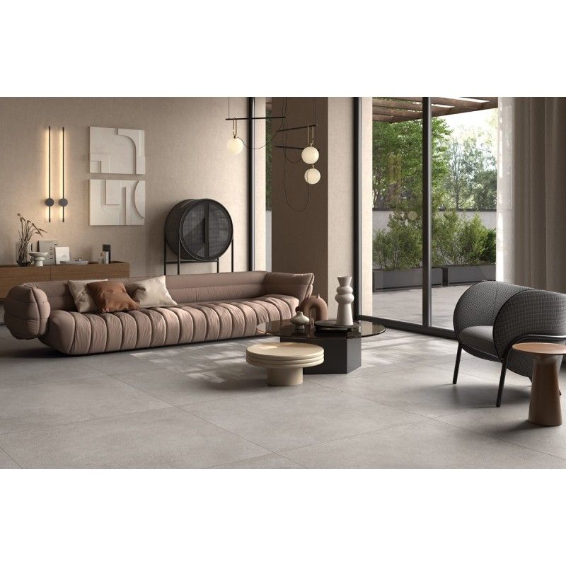 GEA Argento 60x60 Naturel Structuré Rectifié Esterni Outdoor floor  - LA FAENZA GEA 60AG AS RM LA FAENZA - 1