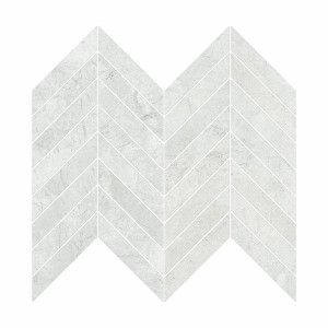 RIVER WHITE Mosaik CHEVRON Glaenzend Rektifiziert 26x32,5 - REFIN  OH15 REFIN - 1