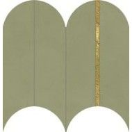 MULTIFORME MUSCHIO ORO Mosaique VOLTA 38x31,5 -Marca Corona  I924 CERAMICHE MARCA CORONA  - 1