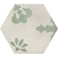 TERRA.ART GIGLIO SABBIA/MENTA ESAGONA  25x21,6 -Marca Corona  I417 CERAMICHE MARCA CORONA  - 1