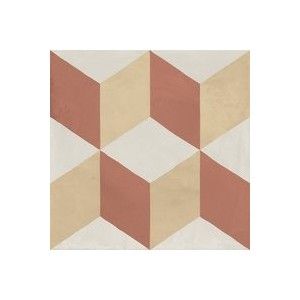 TERRA.ART CUBO TRAMONTO/CREMA 20x20 -Marca Corona  I399 CERAMICHE MARCA CORONA  - 1