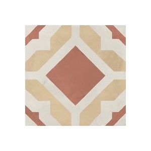 TERRA.ART GEOMETRICO TRAMONTO/CREMA 20x20 -Marca Corona  I396 CERAMICHE MARCA CORONA  - 1