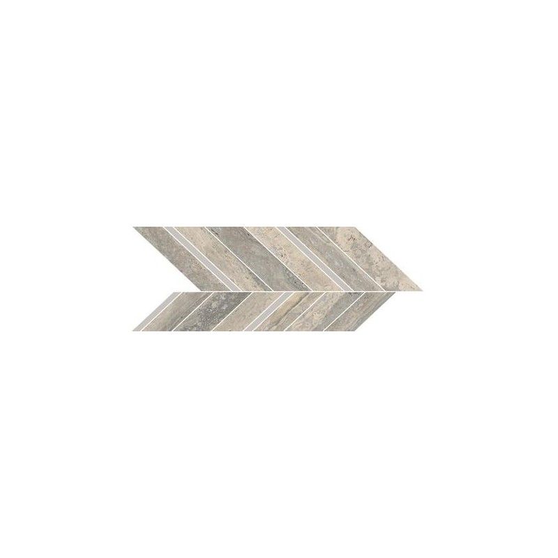 MYSTONE TRAVERTINO SILVER MOSAICO FRECCIA 19,8X52,1  cm - Marazzi M9Q6