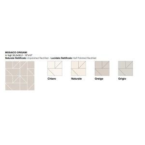 MADRE NATURA  GRIGIO ORIGAMI 30x30 Rectified  - Coem  NN7MS1R COEM - 1